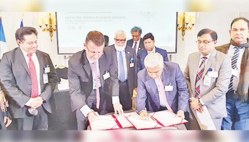 FBCCI signs MoU with MEDEF International in Paris 