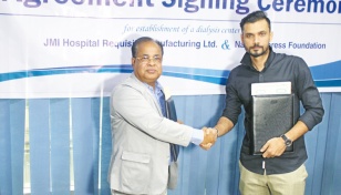 Narail Express Foundation, JMI Group to set up dialysis center in Narail 