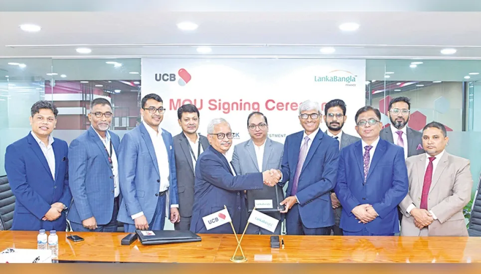 UCB, LankaBangla Finance ink MoU