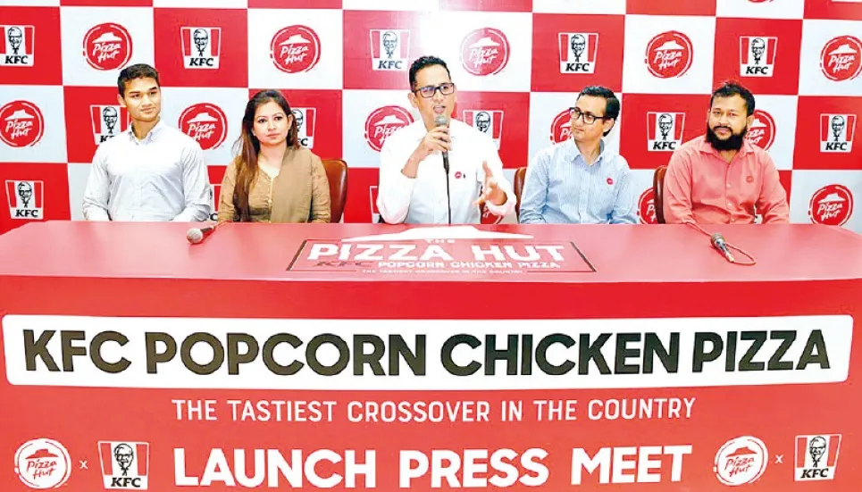 Pizza Hut introduces KFC Popcorn Chicken Pizza 