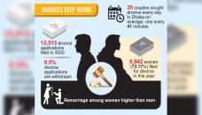 Divorces keep rising, remarriages fall 