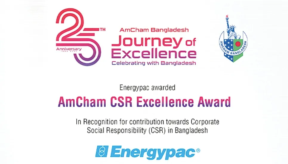 Energypac gets AmCham CSR Excellence Award