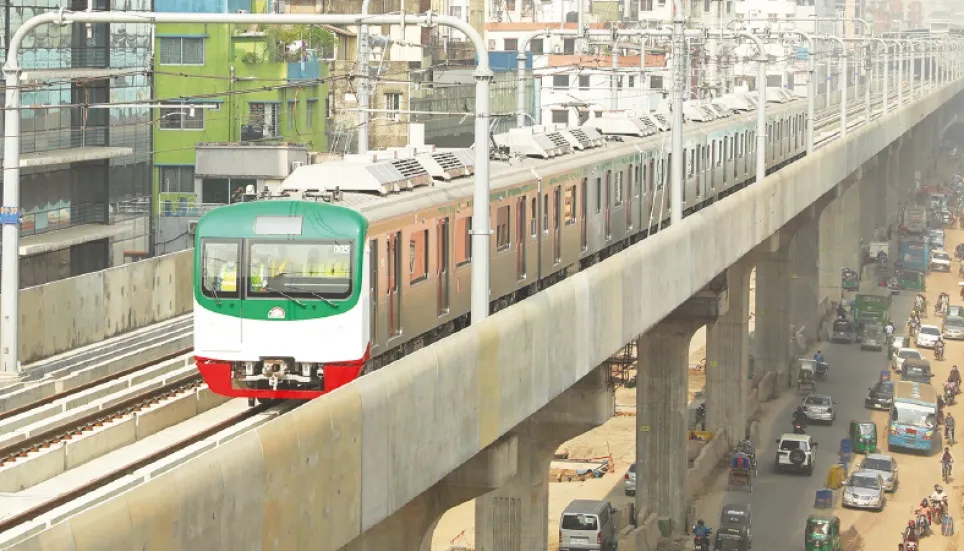 Metro rail test run conducted 