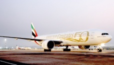 Emirates’ special aircraft in Dhaka 