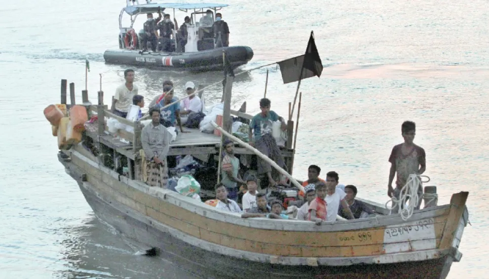 Boat carrying Rohingya refugees stranded off Indonesia’s Aceh 