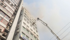 Dhaka highrise catches fire, no casualties 