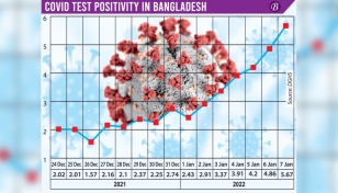 Covid positivity tops 5% after 15 weeks 