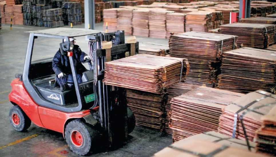Global copper smelting steady in December 