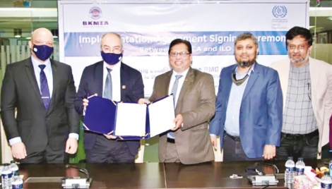 BKMEA, ILO sign MoU to ensure workers’ safety 