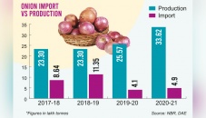 Onion import, production both surging