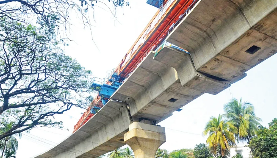 Entire 20.1km metro rail viaduct completed 