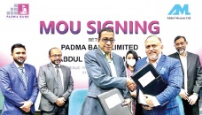 Padma Bank signs MoU with Abdul Monem Limited 
