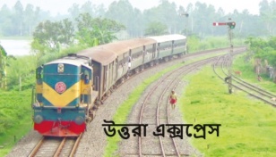 Uttara express train escapes with passengers 