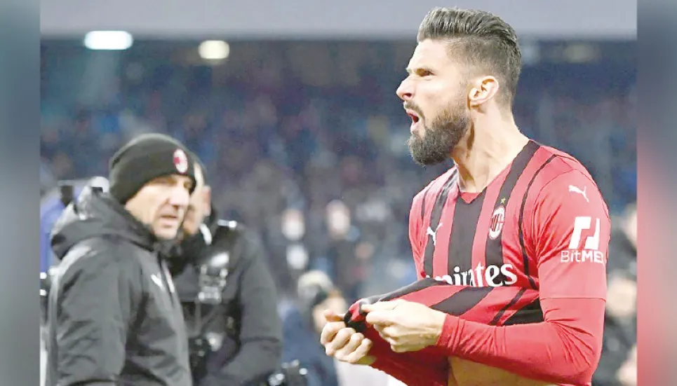 Giroud fires Milan top 