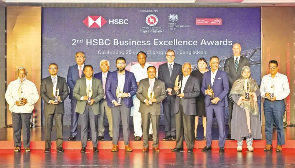 Winners recognised at HSBC Business Excellence Awards 