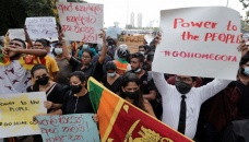 Lankan president will not resign, despite protests 