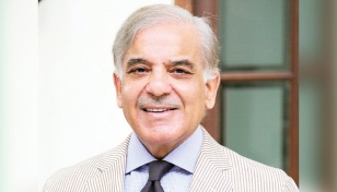 Pakistan PM Shehbaz Sharif greets Dr Yunus