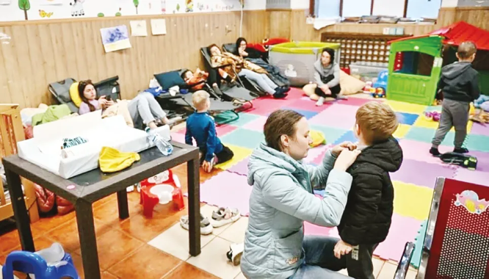 Web of support for Ukrainian refugees in Romania 