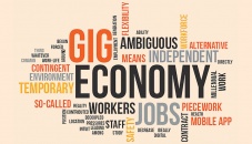 Status of employees in a gig economy
