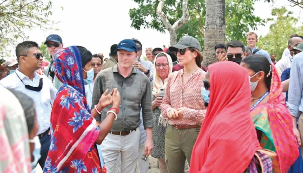 Danish princess visits Sundarbans, interacts with climate change victims 