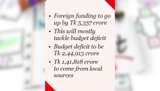 Foreign aid envisioned above Tk 1,00,000cr 