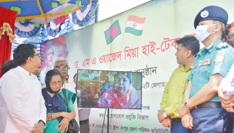 Construction of Dr MA Wajed Miah Hi-Tech Park begins in Rangpur 