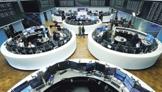 Shares steady as oil drops on talk of output boost