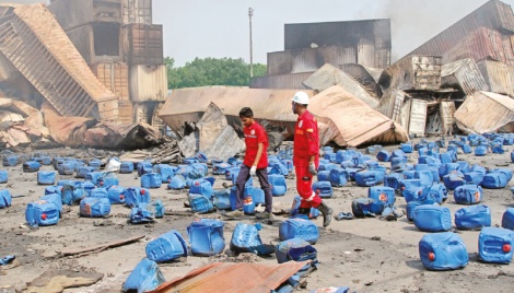 Ctg depot had abysmal firefighting tools 