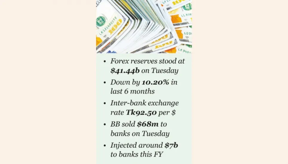 Forex reserves dipping alarmingly