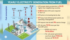 Power generation from costly heavy fuel pushing up prices 