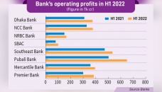 Most pvt banks’ operating profits rise in H1 