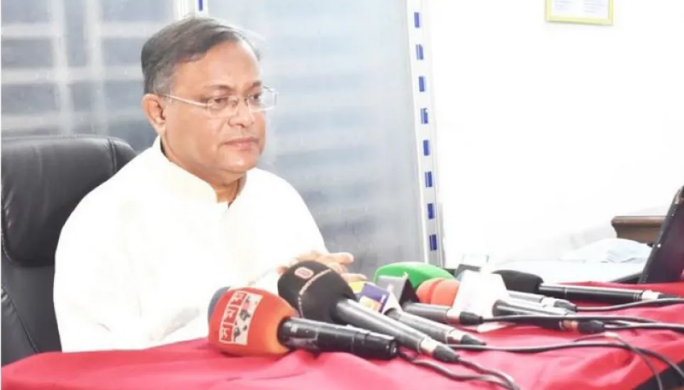 BNP habituated to talking indecent, nonsense: Hasan 