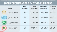 4 state-run banks facing credit concentration risk 