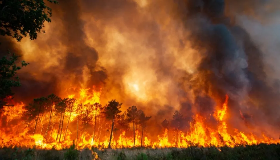 Wildfires spread across Europe 