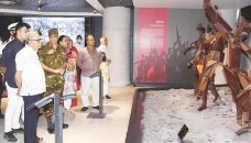 President visits Bangabandhu Military Museum 