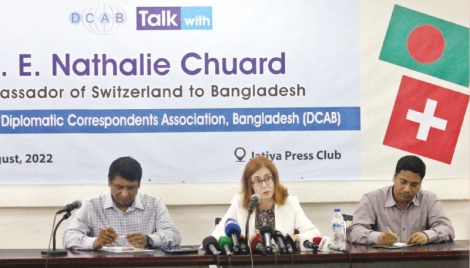 News on Bangladeshi money in Swiss banks purely speculative: Chuard 