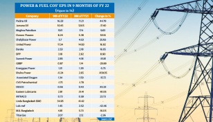 12 power companies’ earnings decline in first 9 month of FY22 