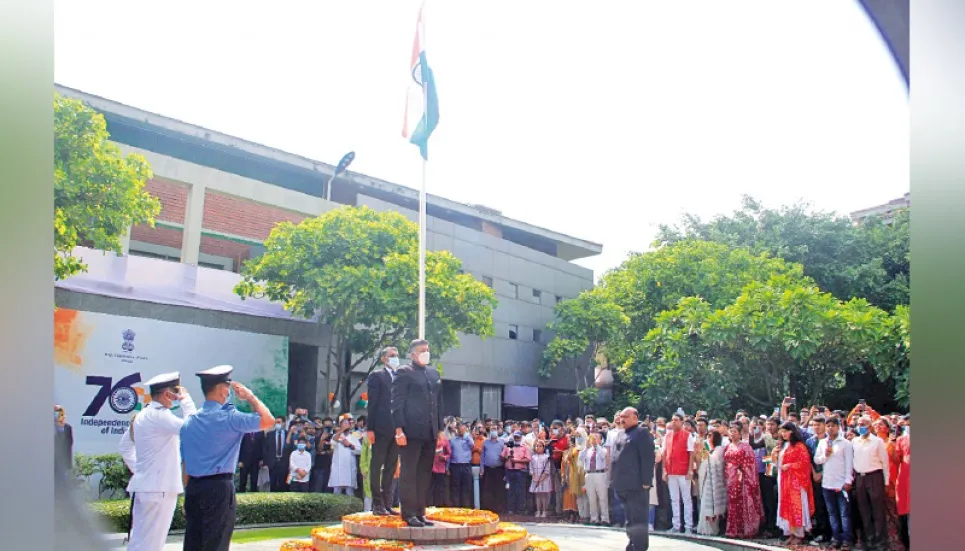 76th Independence Day of India celebrated in Dhaka 