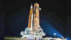 NASA's new rocket on launchpad for trip to Moon 