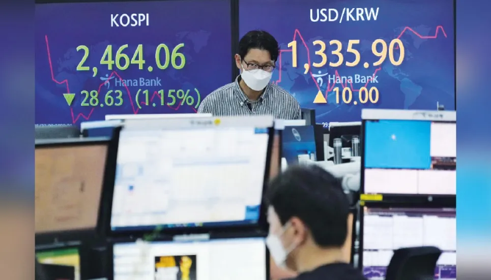 Asian markets track Wall Street plunge on growing rate fears