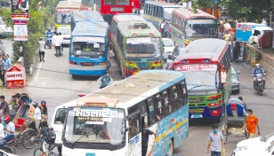 Govt recommends reducing bus fares by 3 poisha per km