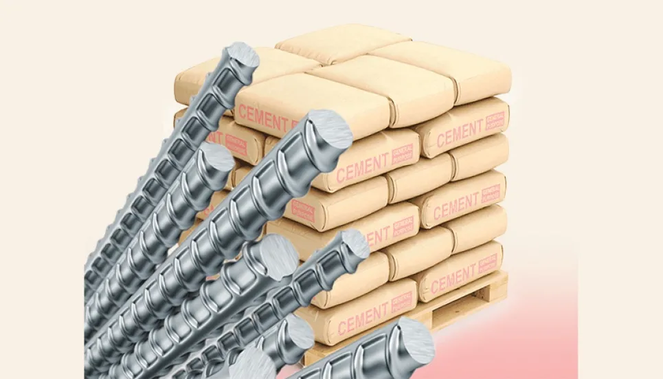 Rod, cement sales fall sharply