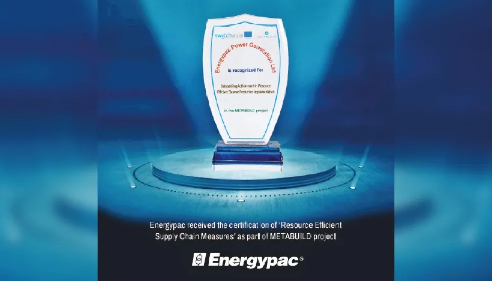 Energypac awarded ‘Resource Efficient Supply Chain Measures’ certification 