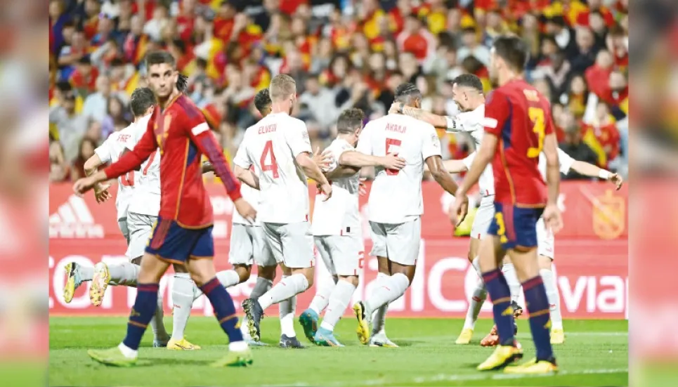 Spain defeat to Switzerland sets up Portugal showdown 
