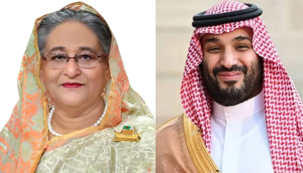 PM invites Saudi Crown Prince to visit Bangladesh 