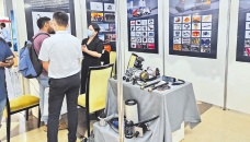 Construction machinery, safety equipment draw large crowd 