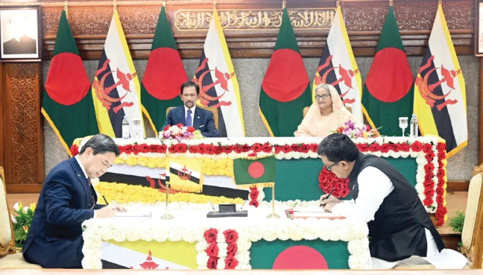 Bangladesh, Brunei ink an agreement, 3 MoUs 