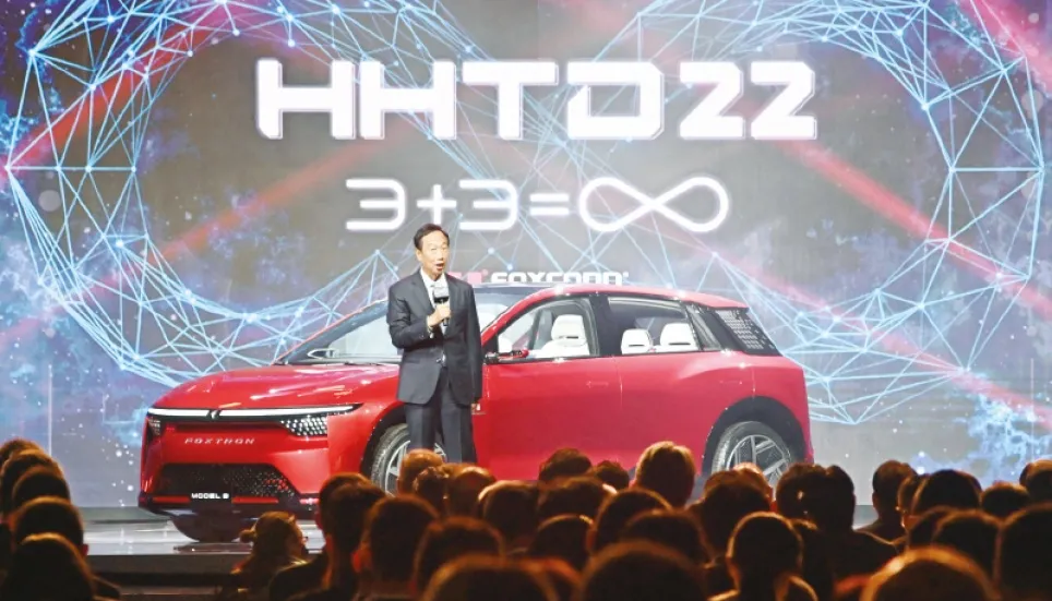 Taiwan’s Foxconn unveils more electric vehicle prototypes 