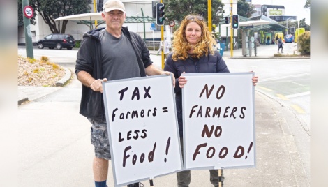 New Zealand farmers protest livestock burp and fart tax 