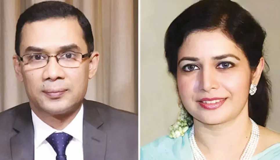 Arrest warrants against Tarique, Zubaida